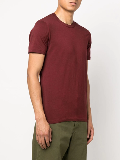 Shop Uma Wang Short-sleeved Jersey T-shirt In Red