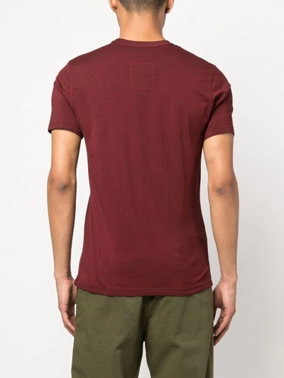 Shop Uma Wang Short-sleeved Jersey T-shirt In Red
