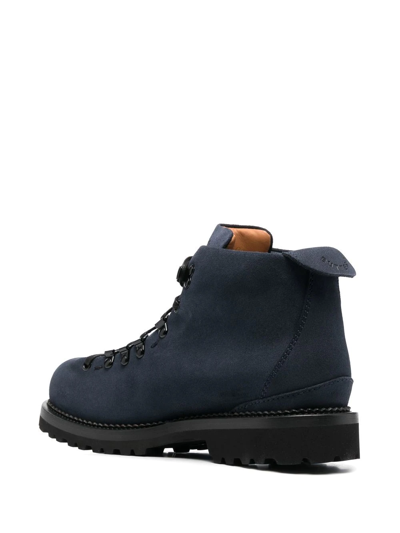 Shop Buttero Trek Lace-up Hiking Boots In Blue