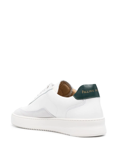 Shop Filling Pieces Mondo Low-top Sneakers In White