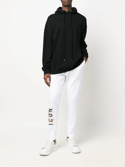 Dsquared2 Icon-print Detail Trousers In White