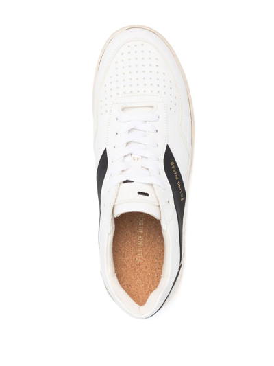 Shop Filling Pieces Ace Spin Low-top Sneakers In White