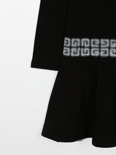 Shop Givenchy Logo-print Sweatshirt Dress In Black