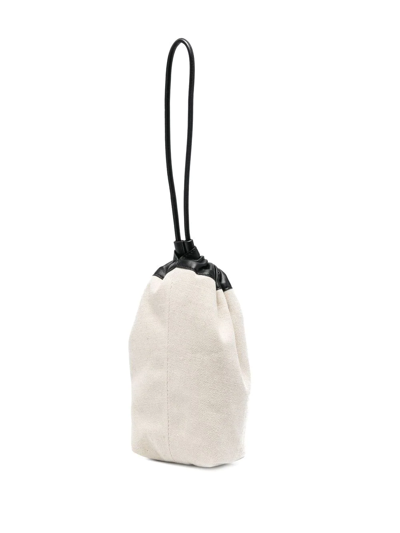 Shop Jil Sander Logo-print Mini Bag In White
