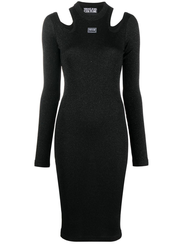 Versace cut-out knitted jumper - Black