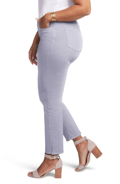 Shop Curves 360 By Nydj Slim Straight Leg Ankle Jeans In Mineral