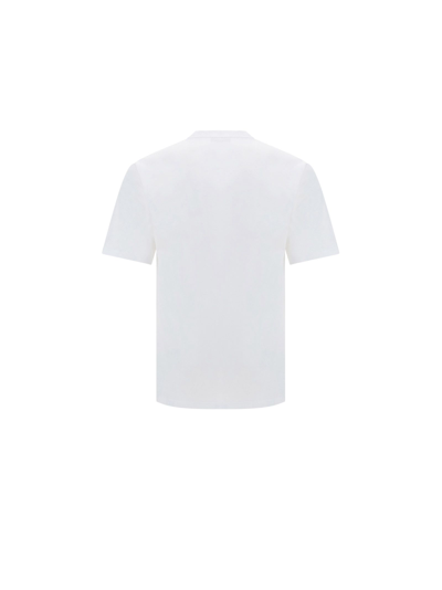 Shop Prada Men's White Other Materials T-shirt