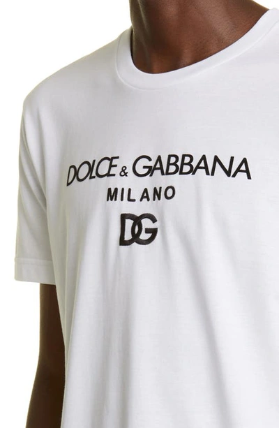 Dolce & Gabbana White Cotton T-shirt