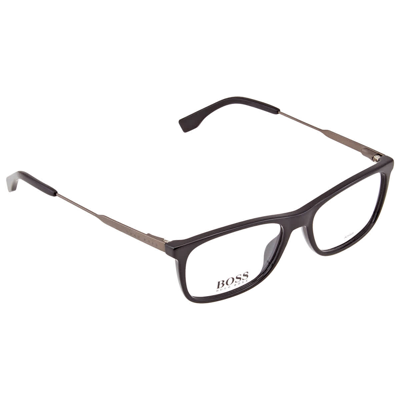 Shop Hugo Boss Demo Rectangular Mens Eyeglasses Boss 0996 0807 52 In Black