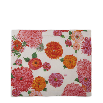 Shop La Doublej Placemat Set Of 2 In Bright Blooms