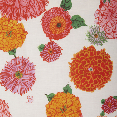 Shop La Doublej Placemat Set Of 2 In Bright Blooms