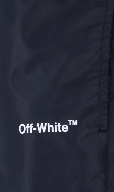 Shop Off-white Logo Swim Shorts