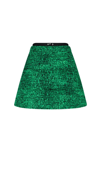 Shop Moncler X J.w. Anderson Mini Printed Skirt