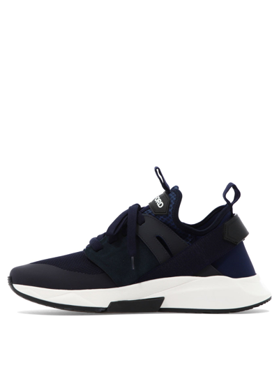 Shop Tom Ford "jago" Sneakers In Blue