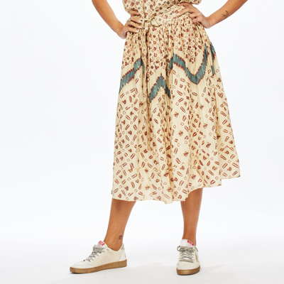 Shop Ulla Johnson Alejandra Fantasy Skirt In Cream