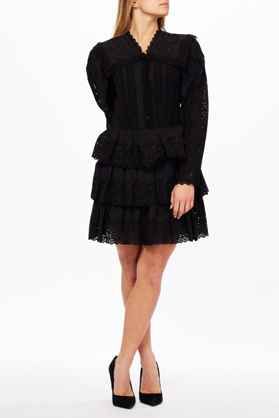 Shop Ulla Johnson Aster Dress ml In Black