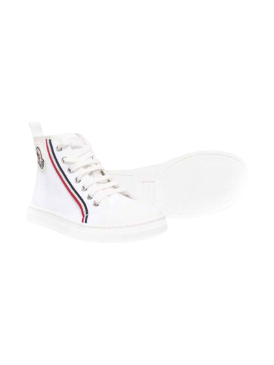 Shop Moncler White Shoes Unisex In Bianco
