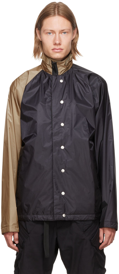 Shop Acronym Black J95-ws Jacket In Black/khaki