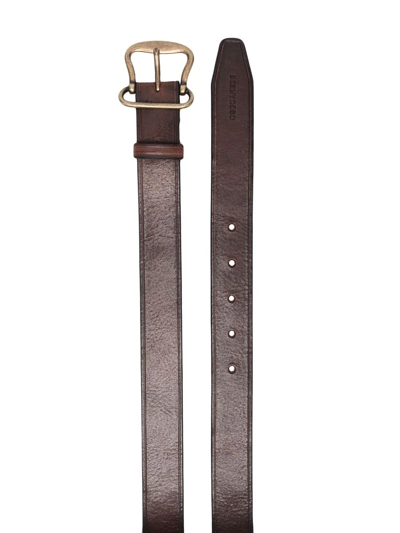 Dsquared2 Brown Solid Formal Belt In Brown