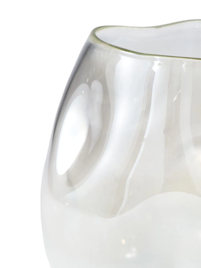 Shop Polspotten Collision Glass Vase In White