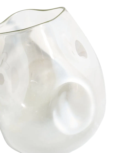 Shop Polspotten Collision Glass Vase In White