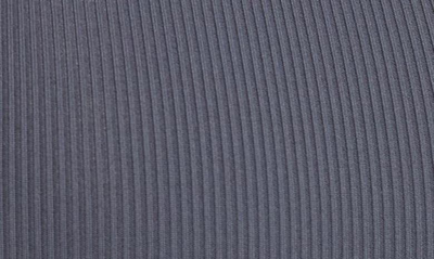 Zella Live In Rib Longline Bra In Navy India Ink