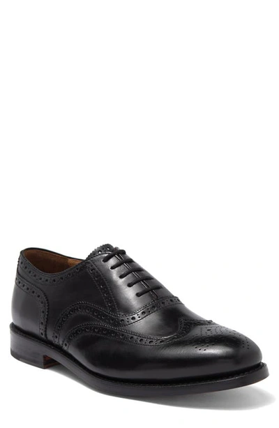 Shop Allen Edmonds Hendrix Brogue Wingtip Oxford In Black