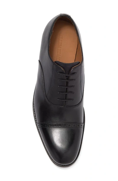 Shop Allen Edmonds Brady Cap Toe Oxford In Black