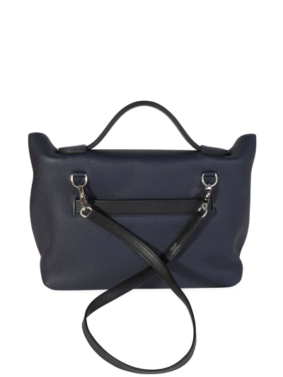 Pre-owned Hermes  Flap Two-way Bag In Blue
