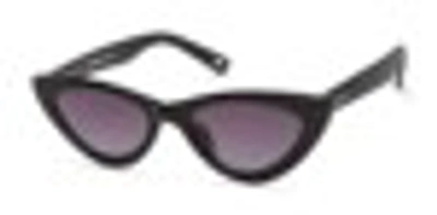 Shop Skechers Smoke Gradient Cat Eye Ladies Sunglasses Se6071 01b 51 In Black