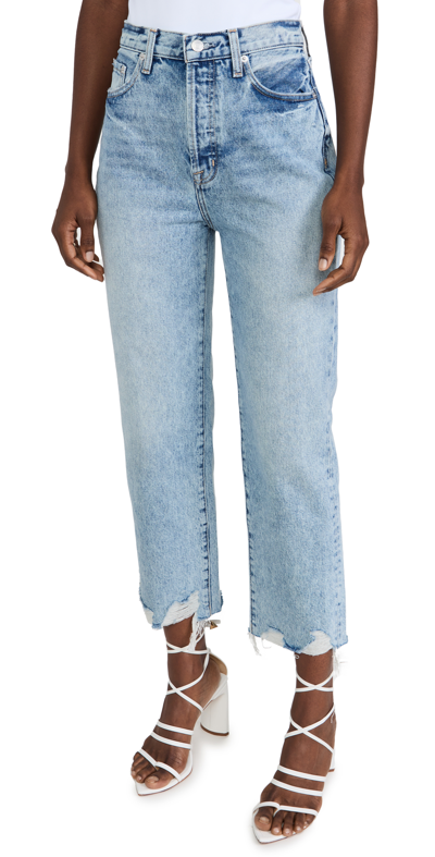 PISTOLA DENIM CASSIE CROP JEANS BAJA 