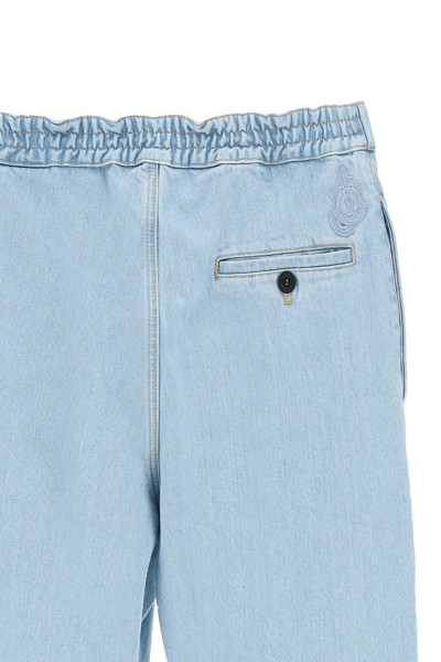 Shop Moncler Genius Moncler X Jwanderson  1 Denim Jeans In Light Blue