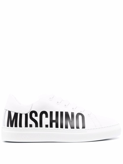 Shop Moschino Sneakers White