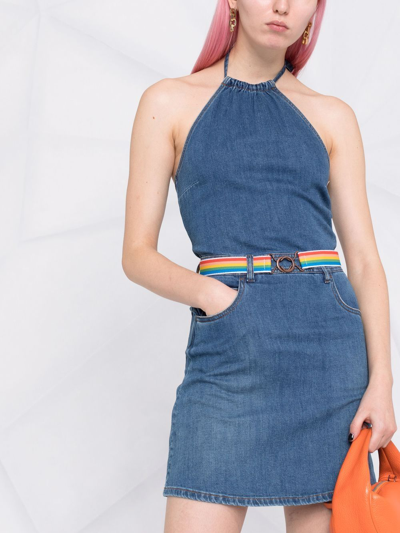 Shop Love Moschino Dresses Denim