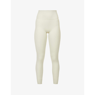 Shop Adanola Edit By Hanna Schonberg Ultimate Mid-rise Stretch-jersey Leggings In Desert Beige