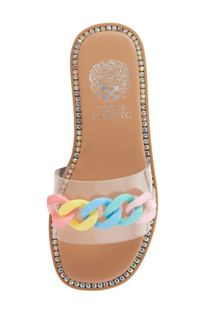 Shop Vince Camuto Crystal Slide Sandal In Clear