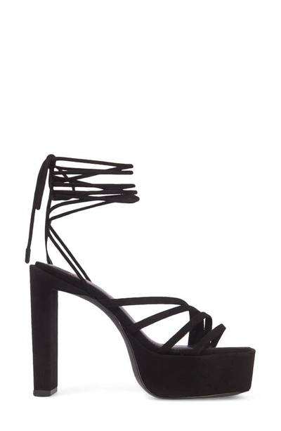 Black Suede Studio Bss X Caroline Sasha Sandals In Black