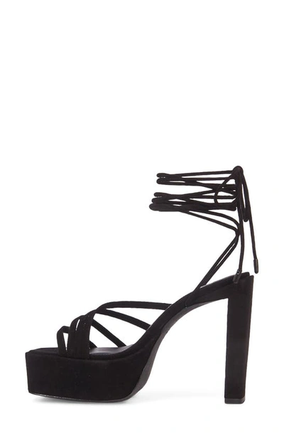 Black Suede Studio Bss X Caroline Sasha Sandals In Black