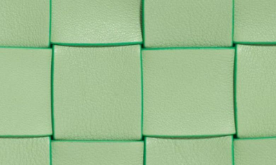 Bottega Veneta Cassette Intrecciato Leather Crossbody Bag In Pistachio-parakeet-s