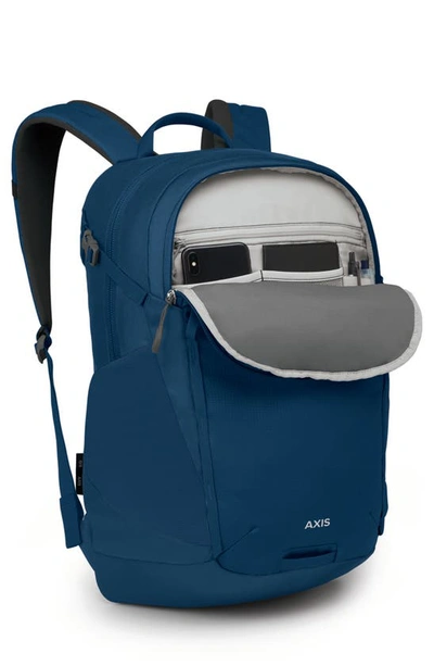 Shop Osprey Axis 24l Backpack In Night Shift Blue
