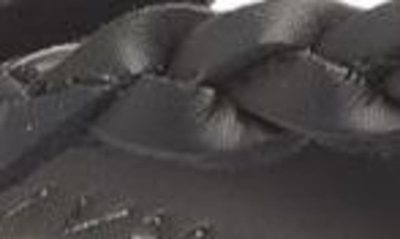 Shop Rainbow 'flirty' Braided Leather Flip Flop In Classic Black