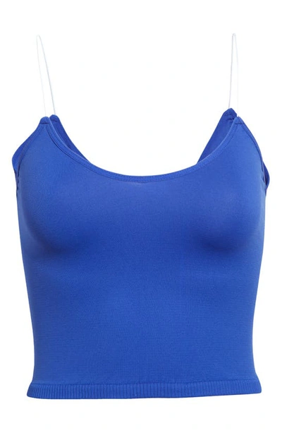 Shop Free People Intimately Fp Crop Top In Dazzling Blue