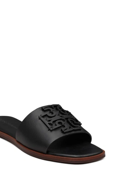 Shop Tory Burch Ines Slide Sandal In Perfect Black/ Perfect Black