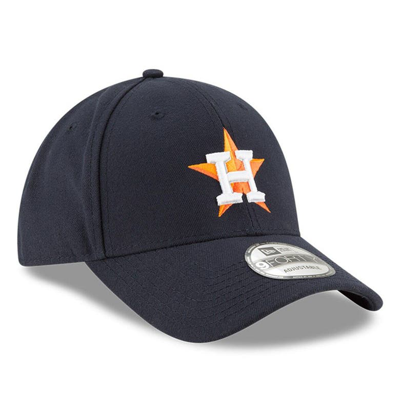 Shop New Era Navy Houston Astros League 9forty Adjustable Hat
