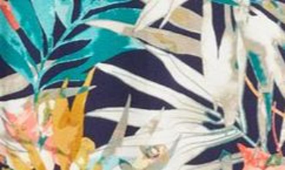 Loveappella Tie Front Maxi Sundress In Navy Coral