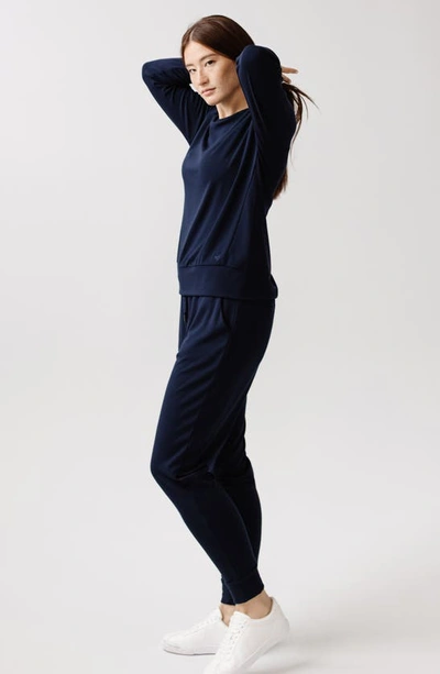 Cozy Earth Jogger Sweatpants In Navy