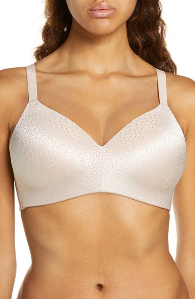 Shop Wacoal Back & Side Smoothing Wirefree T-shirt Bra In Rose Dust