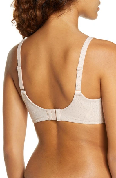 Shop Wacoal Back & Side Smoothing Wirefree T-shirt Bra In Rose Dust