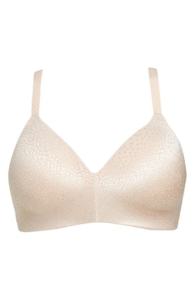 Shop Wacoal Back & Side Smoothing Wirefree T-shirt Bra In Rose Dust