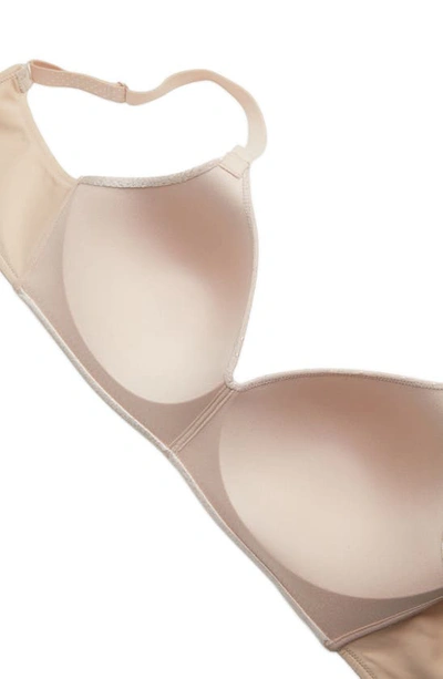 Shop Wacoal Back & Side Smoothing Wirefree T-shirt Bra In Rose Dust